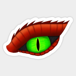 Dragon's Eye Red/Green Sticker